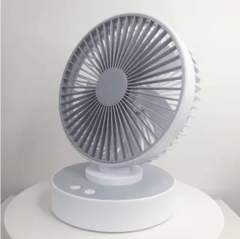 Mini Foldable Fan - Portable, Rechargeable & Quiet Cooling for Home, Office & Travel