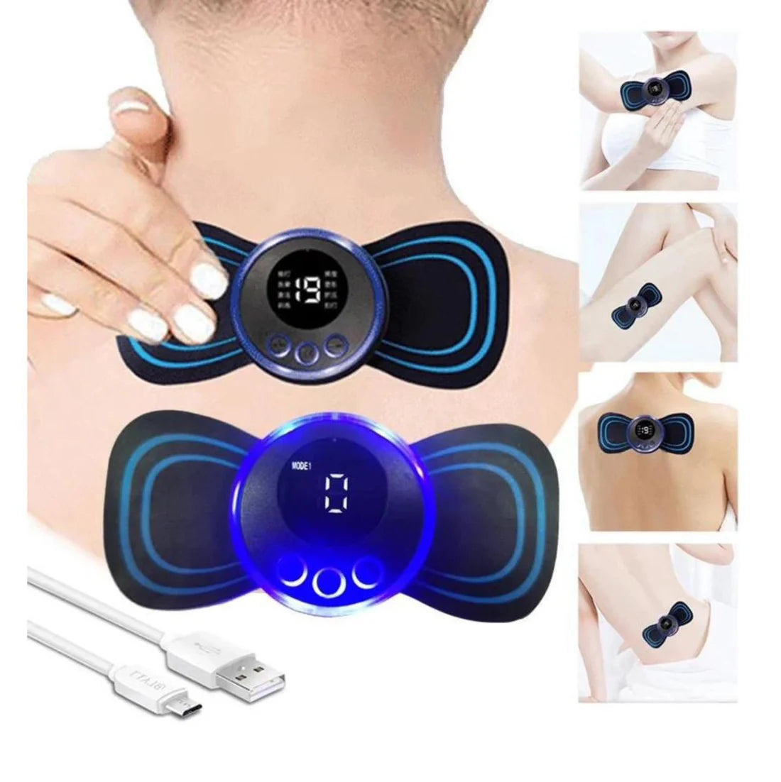 Mini Body Massager Pulse Neck Pain Relief Ems