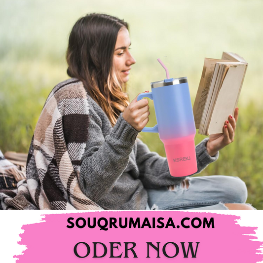 Drinkware 40oz Mug Tumbler FlowState Stanley Quencher 1200ML Stanley Cup Stainless Steel Vacuum Insulated Tumbler Ice Coffee Cup New Model