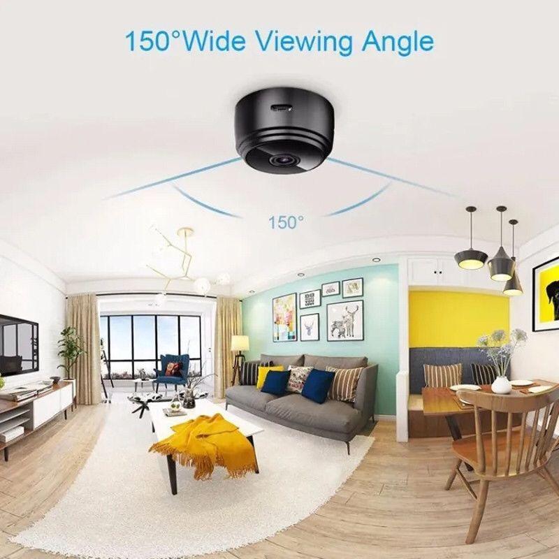 A9 Mini Wireless Security Camera – HD WiFi Spy Cam with Night Vision & Motion Detection