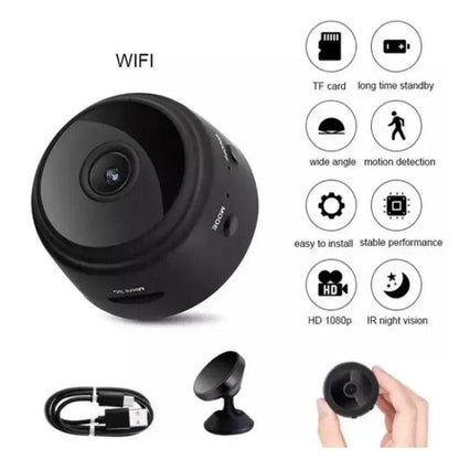 A9 Mini Wireless Security Camera – HD WiFi Spy Cam with Night Vision & Motion Detection