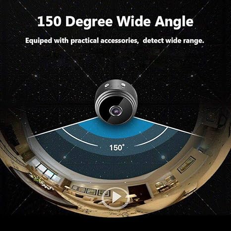 A9 Mini Wireless Security Camera – HD WiFi Spy Cam with Night Vision & Motion Detection
