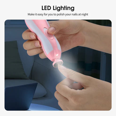 Electric Baby Nail Trimmer with 4 Adjustable Modes – Safe & Gentle Nail Care for Infants and Toddlers
