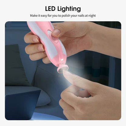 Electric Baby Nail Trimmer with 4 Adjustable Modes – Safe & Gentle Nail Care for Infants and Toddlers