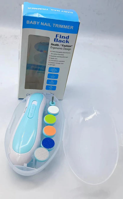 Electric Baby Nail Trimmer with 4 Adjustable Modes – Safe & Gentle Nail Care for Infants and Toddlers