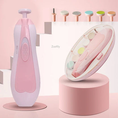 Electric Baby Nail Trimmer with 4 Adjustable Modes – Safe & Gentle Nail Care for Infants and Toddlers
