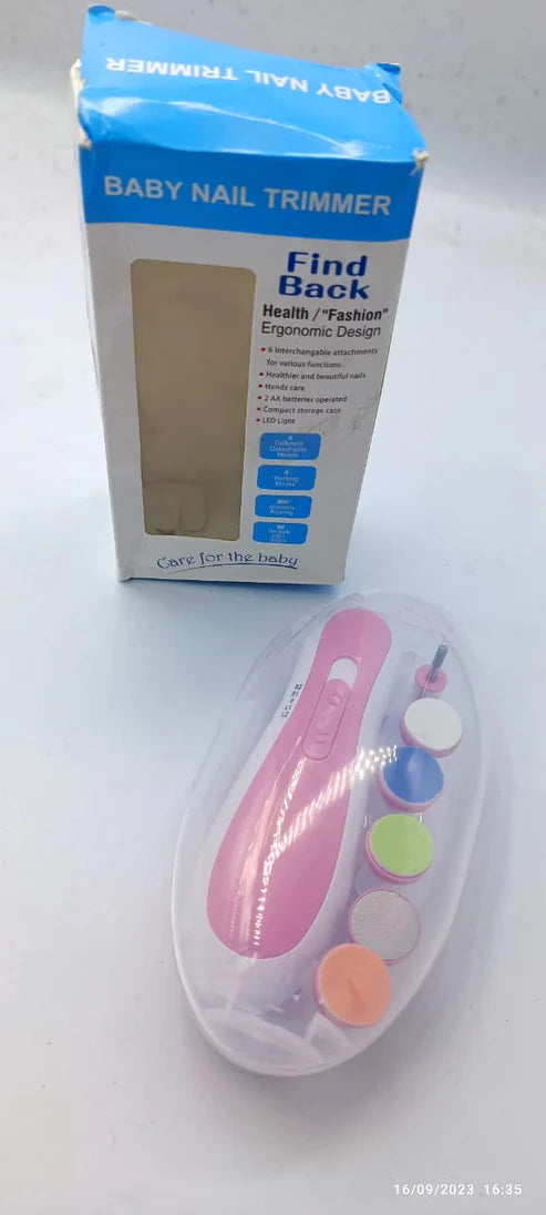 Electric Baby Nail Trimmer with 4 Adjustable Modes – Safe & Gentle Nail Care for Infants and Toddlers