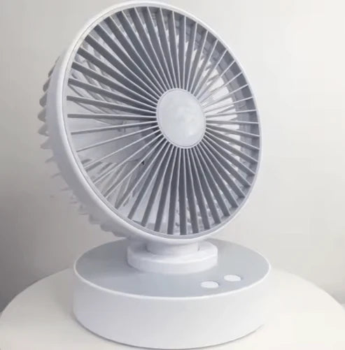 Mini Foldable Fan - Portable, Rechargeable & Quiet Cooling for Home, Office & Travel