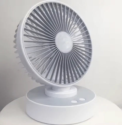 Mini Foldable Fan - Portable, Rechargeable & Quiet Cooling for Home, Office & Travel