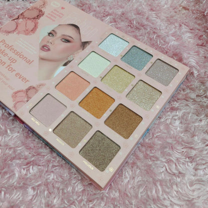 Mocallure 4in1 Eyeshadow Highlighter Blusher Concealer Makeup Book Palette