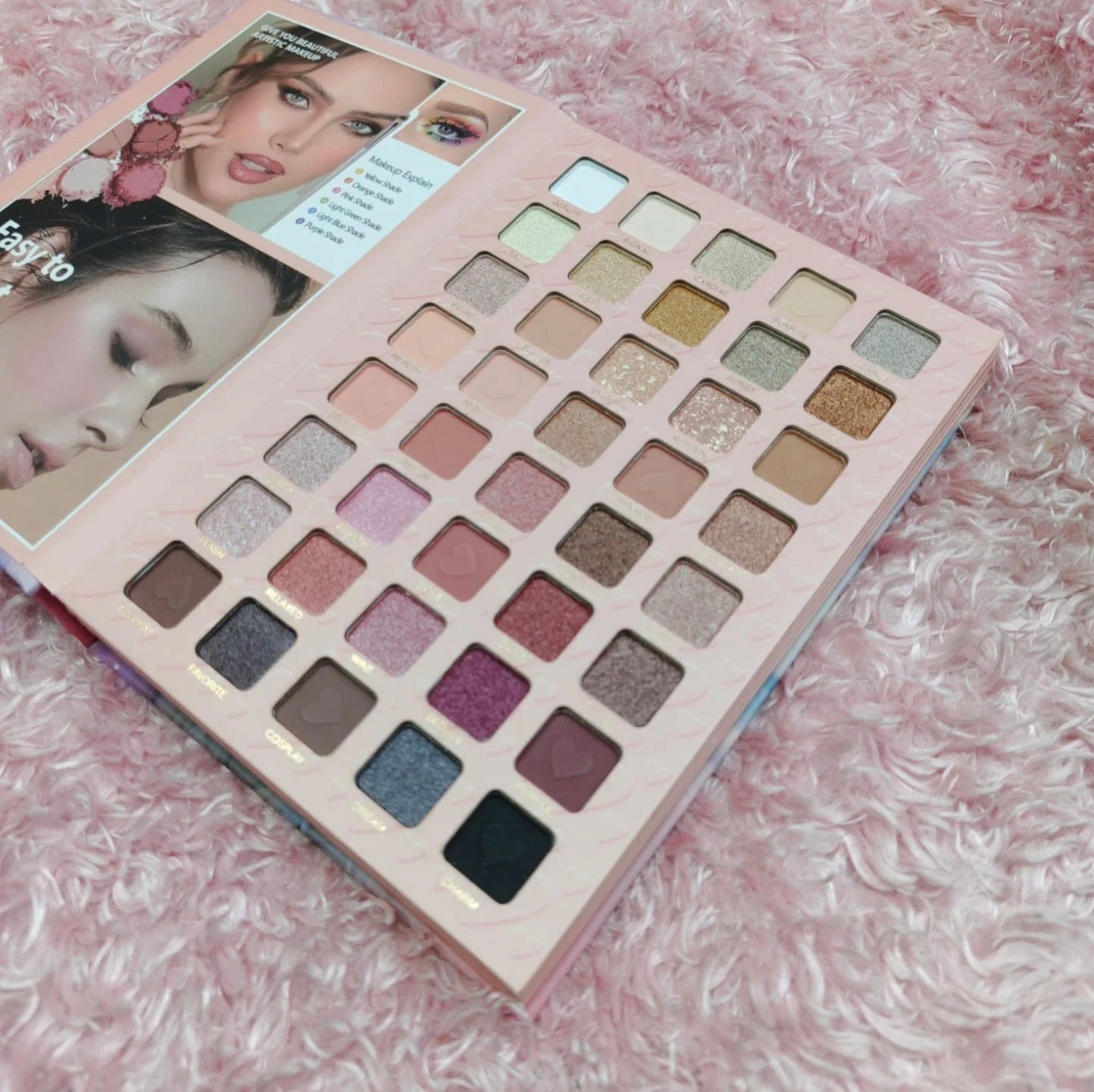 Mocallure 4in1 Eyeshadow Highlighter Blusher Concealer Makeup Book Palette