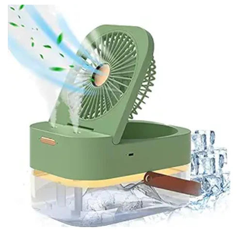 🌬️ Mini Portable Air Conditioner Fan – 3-in-1 Cooler, Humidifier & Air Purifier