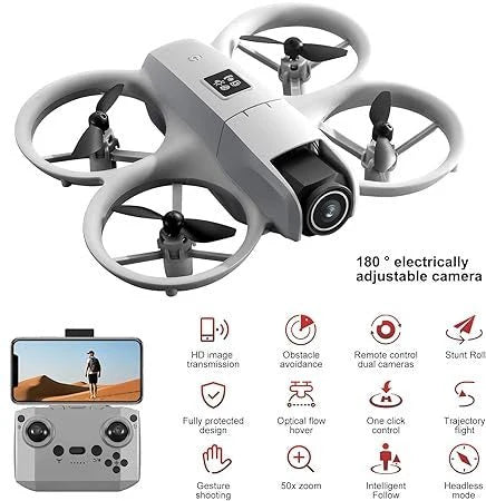 Optical Flow Dual‑Camera Drone ©